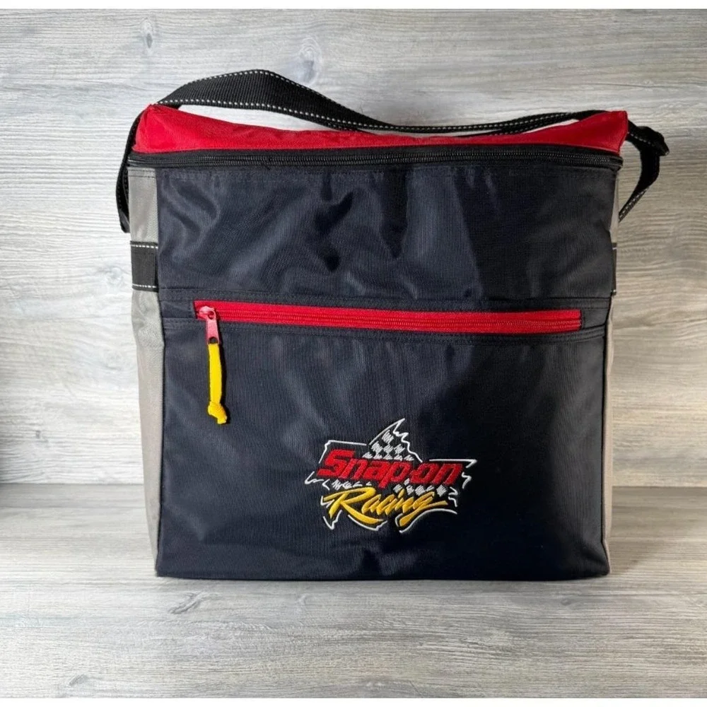 Vintage Snap-On Racing Insulated Cooler Bag Soft Sided 13